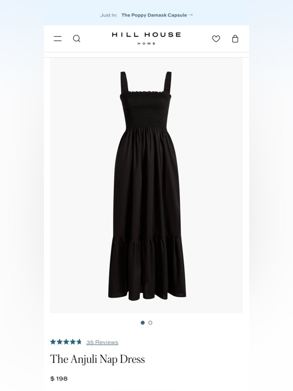 Hill House Black Anjuli Maxi Dress